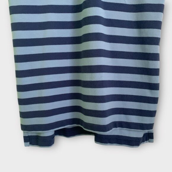 Polo by Ralph Lauren Navy and Light Blue Striped Shirt - Picture 2 of 7